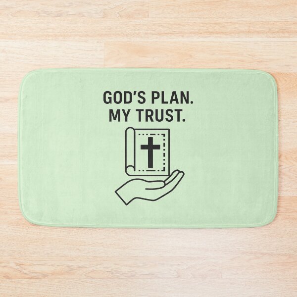 Item preview, GOD'S PLAN. MY TRUST. designed and sold by TheWonkyEaselCo.