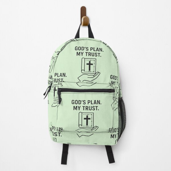 Item preview, GOD'S PLAN. MY TRUST. designed and sold by TheWonkyEaselCo.