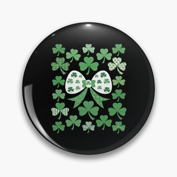 Item preview, St Patricks day Shamrock Coquette Bow Irish boys women men designed and sold by AquaKiev.