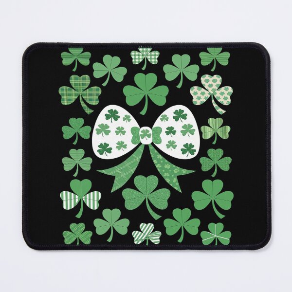 Item preview, St Patricks day Shamrock Coquette Bow Irish boys women men designed and sold by AquaKiev.