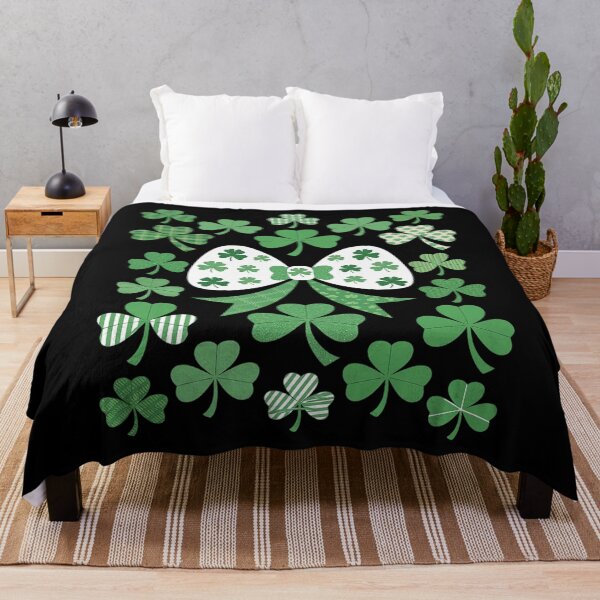 Item preview, St Patricks day Shamrock Coquette Bow Irish boys women men designed and sold by AquaKiev.