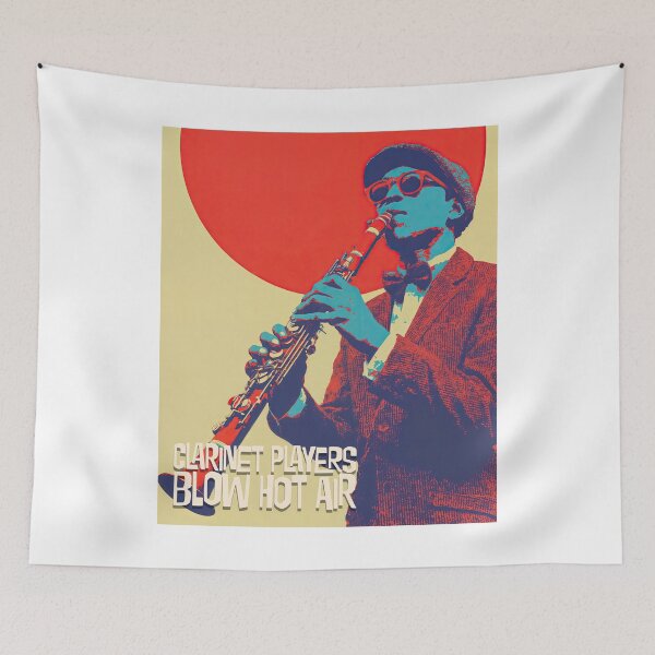 Item preview, Clarinet Cool: Jazz Attitude with a Bold Blow designed and sold by ForeverPrintsOK.