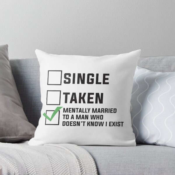 Item preview, Mentally married – A humorous quote about pop culture designed and sold by Wolagno.