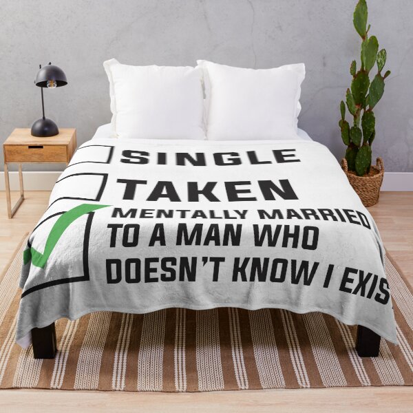 Item preview, Mentally married – A humorous quote about pop culture designed and sold by Wolagno.