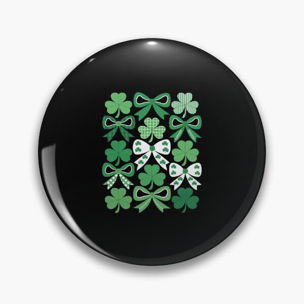 Item preview, St Patricks day Shamrock Coquette Bow Irish boys women men  designed and sold by SyntaxClaw.