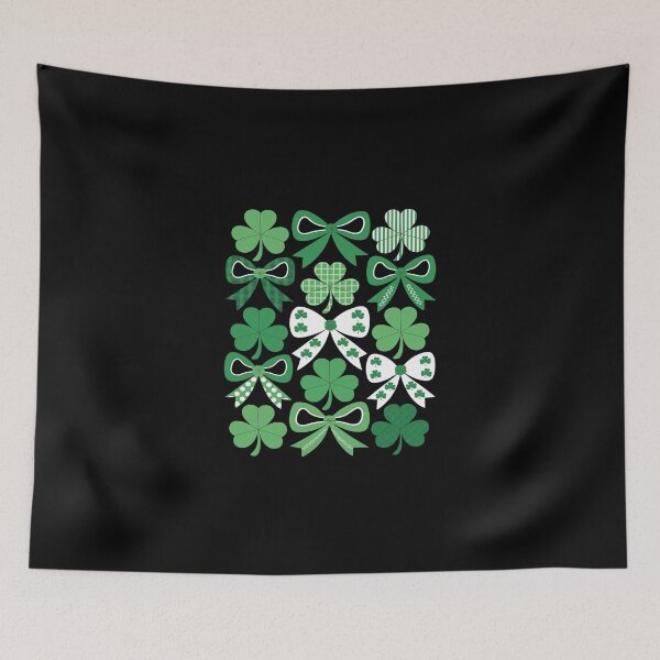Item preview, St Patricks day Shamrock Coquette Bow Irish boys women men  designed and sold by SyntaxClaw.