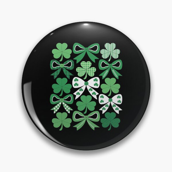 Item preview, St Patricks day Shamrock Coquette Bow Irish boys women men designed and sold by AquaKiev.
