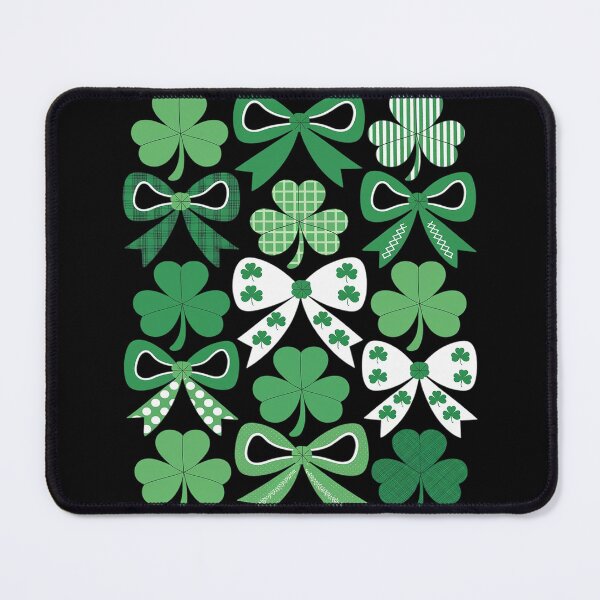 Item preview, St Patricks day Shamrock Coquette Bow Irish boys women men designed and sold by AquaKiev.
