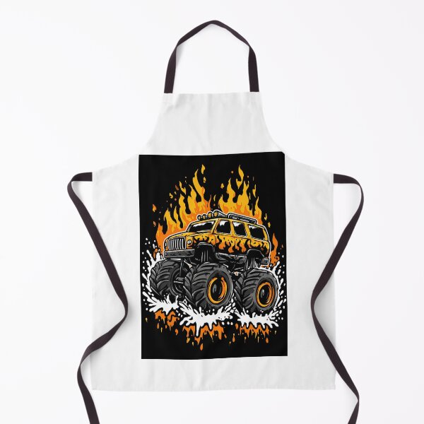 Item preview, Black Off Road Truck Splashing Through White Water designed and sold by Piotrek0001.