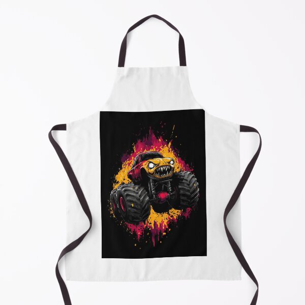 Item preview, Scary Monster Truck With Glowing Red Demon Eyes designed and sold by Piotrek0001.