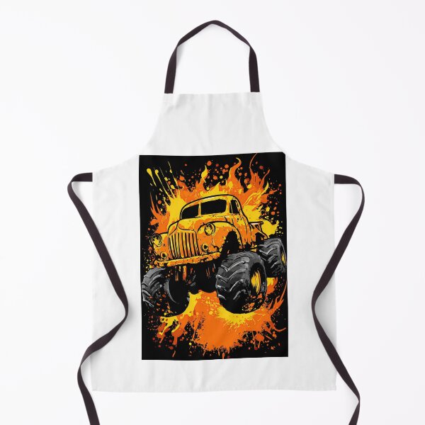 Item preview, Vintage Orange Pickup Truck Modified For Monster Racing designed and sold by Piotrek0001.