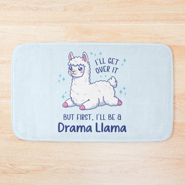 Item preview, I'll Get Over It But First, I'll Be A Drama Llama - Kawaii Crying Design designed and sold by Brogress Project.