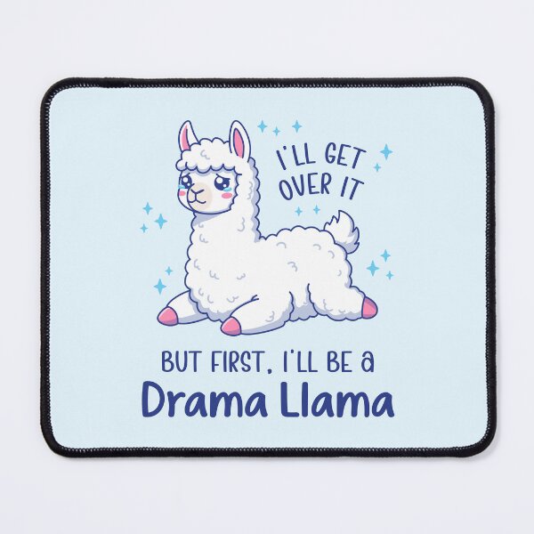 Item preview, I'll Get Over It But First, I'll Be A Drama Llama - Kawaii Crying Design designed and sold by Brogress Project.