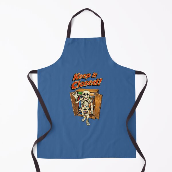 Item preview, Keep It Closed – Cartoon Skeleton in Wardrobe designed and sold by The Devil's Bargain.