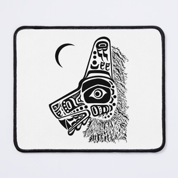 Item preview, Sea Wolf Mask of Tlingit Indian Tribe Pacific Northwest designed and sold by YuckyCat.
