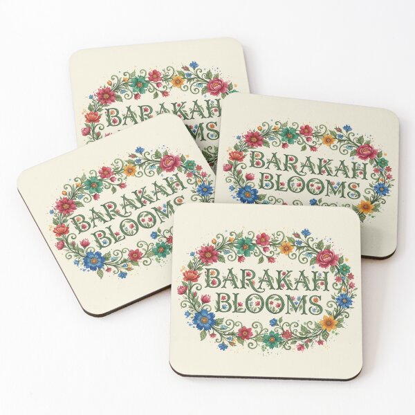 Item preview, Barakah Blooms - Rich Watercolor Floral Wreath Design  designed and sold by D-Islamic.