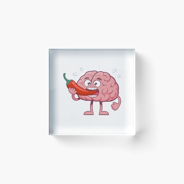 Item preview, Overthinking Spicy Thoughts Funny Anxiety Brain Mental Health designed and sold by GiftsForge.