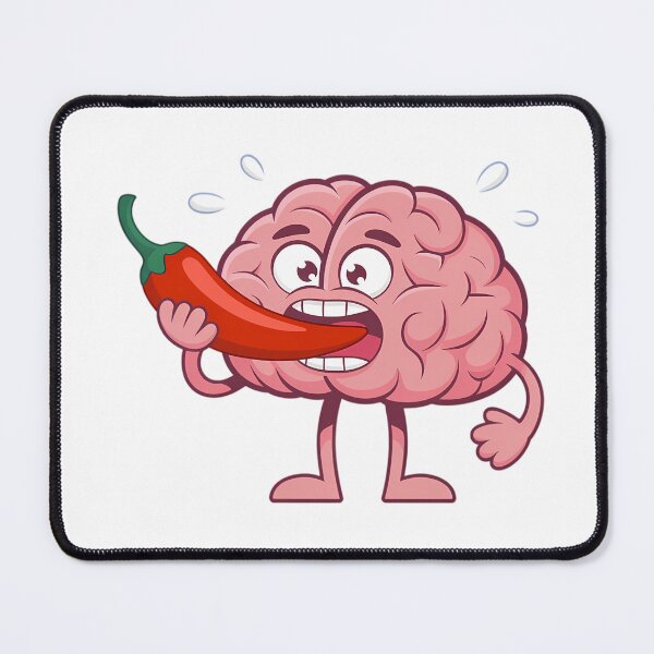 Item preview, Overthinking Spicy Thoughts Funny Anxiety Brain Mental Health designed and sold by GiftsForge.
