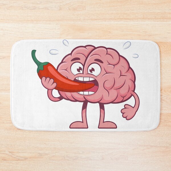 Item preview, Overthinking Spicy Thoughts Funny Anxiety Brain Mental Health designed and sold by GiftsForge.