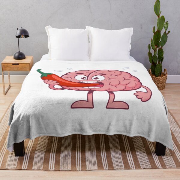 Item preview, Overthinking Spicy Thoughts Funny Anxiety Brain Mental Health designed and sold by GiftsForge.