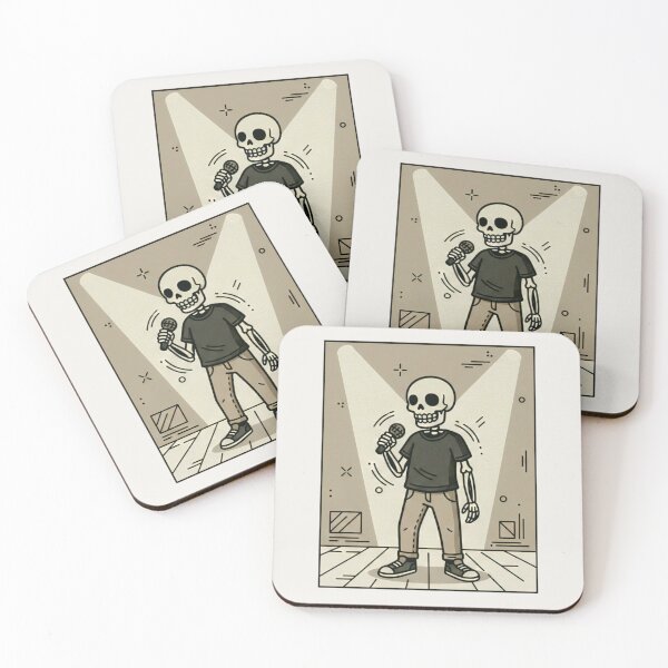 Item preview, SINGER | Minimalist Skeleton Streetwear Art  designed and sold by DEADLINE. .