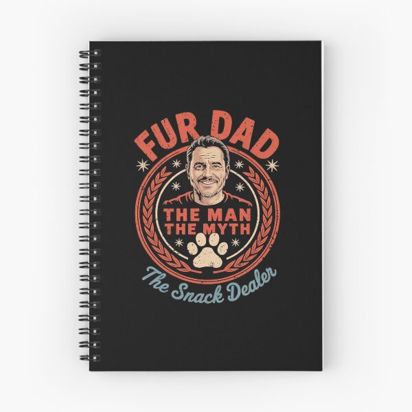 Item preview, Father's Day Fur Dog Dad The Man The Myth The Snack Dealer  designed and sold by FadeOfThrone.