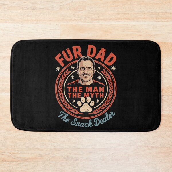 Item preview, Father's Day Fur Dog Dad The Man The Myth The Snack Dealer  designed and sold by FadeOfThrone.