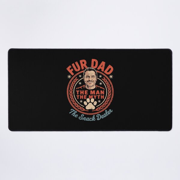 Item preview, Father's Day Fur Dog Dad The Man The Myth The Snack Dealer  designed and sold by FadeOfThrone.