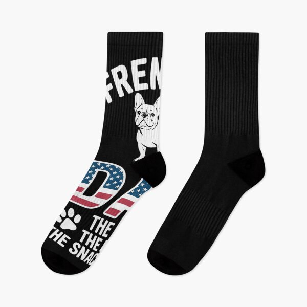 Item preview, Frenchie Dad The Man The Myth The Snack Dealer Father's Day  designed and sold by MarryIsMonth.