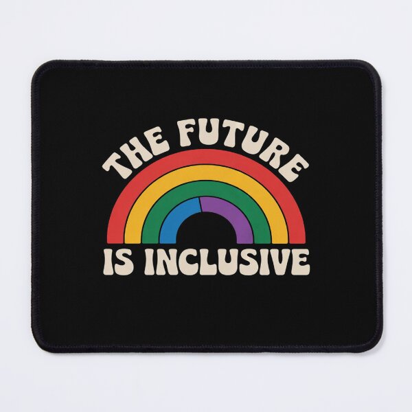 Item preview, The Future Is Inclusive Pride Gay Trans LGBT Ally Rainbow designed and sold by AquaKiev.