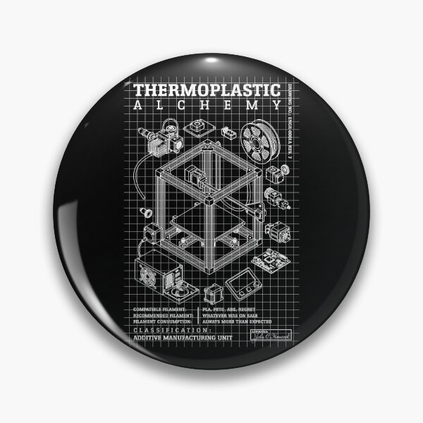 Item preview, 3D Printing Thermoplastic Alchemy Funny Printer Geek Diagram designed and sold by GrandeDuc.