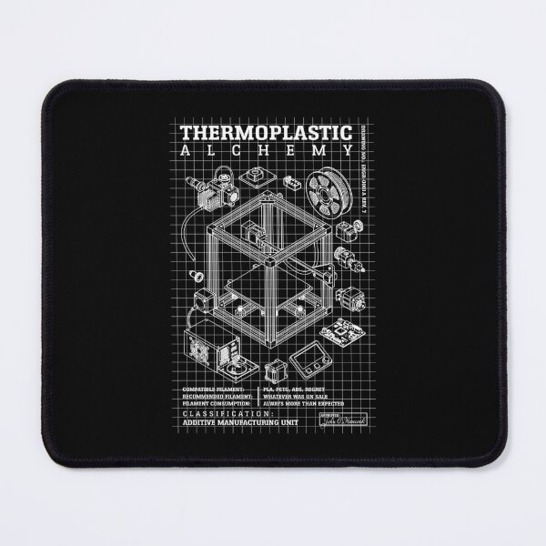 Item preview, 3D Printing Thermoplastic Alchemy Funny Printer Geek Diagram designed and sold by GrandeDuc.