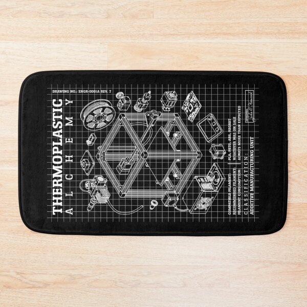 Item preview, 3D Printing Thermoplastic Alchemy Funny Printer Geek Diagram designed and sold by GrandeDuc.