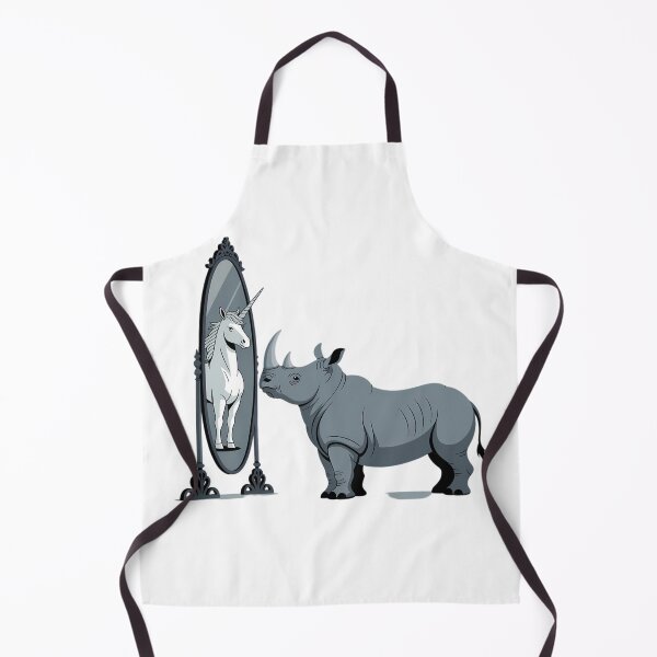 Item preview, Chubby Unicorn Rhino Funny Body Positive Confidence Humor designed and sold by GiftsForge.