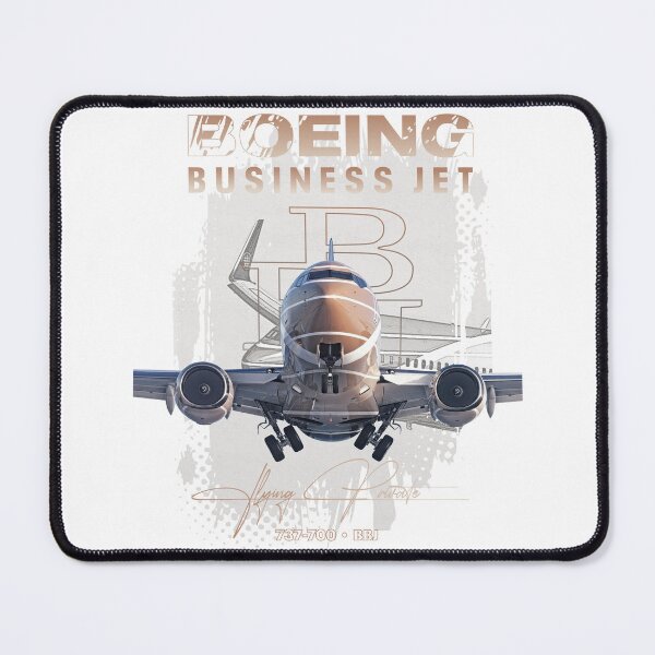 Item preview, Boeing Business Jet | MO3| 9H-ELF designed and sold by Dihedral Mockups.