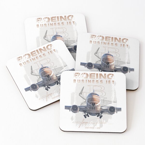Item preview, Boeing Business Jet | MO3| 9H-ELF designed and sold by Dihedral Mockups.