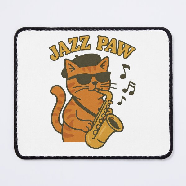 Item preview, Cool Jazz Cat Saxophone Design designed and sold by LaughLab Apparel.