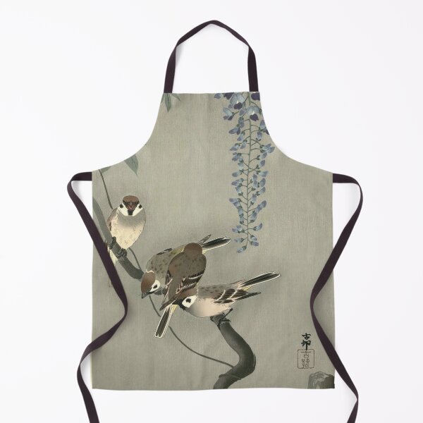Item preview, Sparrows on Wisteria by Ohara Koson : Shin Hanga Japanese Poster designed and sold by artofuniverse.