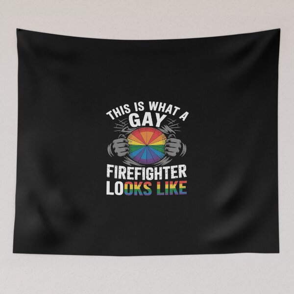 Item preview, This Is What A Gay Firefighter Looks Like LGBT Pride  designed and sold by SyntaxClaw.