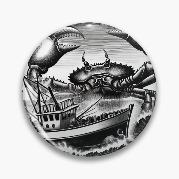 Item preview, Crabzilla scares Maritime fishing boat designed and sold by Swing Set Studios.
