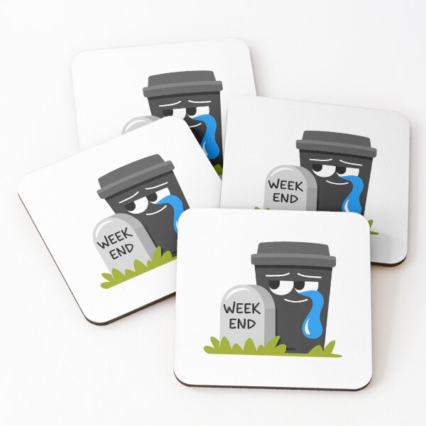Item preview, RIP Weekend Hello Monday Funny Work Office Coffee Humor designed and sold by GiftsForge.