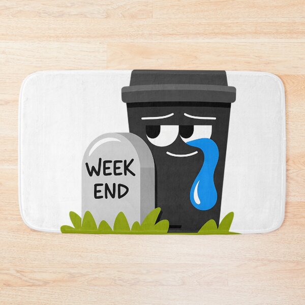 Item preview, RIP Weekend Hello Monday Funny Work Office Coffee Humor designed and sold by GiftsForge.