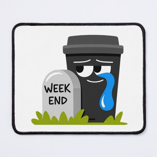 Item preview, RIP Weekend Hello Monday Funny Work Office Coffee Humor designed and sold by GiftsForge.