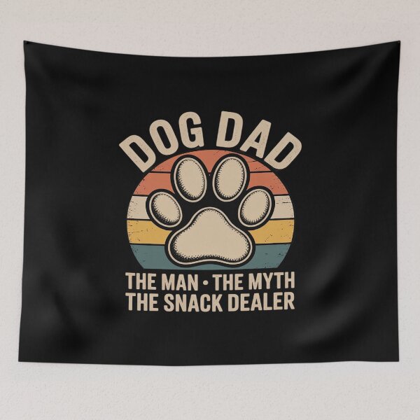 Item preview, Dog Dad The Man The Myth The Snack Dealer Cute Dad Dog  designed and sold by FadeOfThrone.