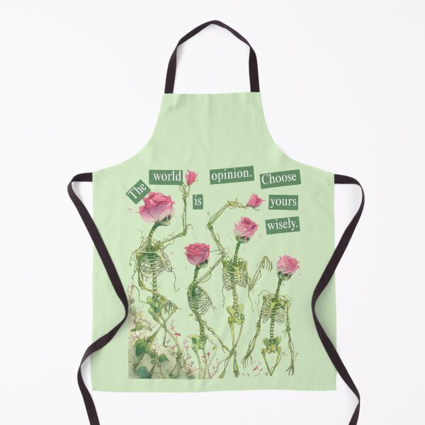 Item preview, Dancing Floral Skeletons with Rose Heads Quote Art designed and sold by baucestudio.