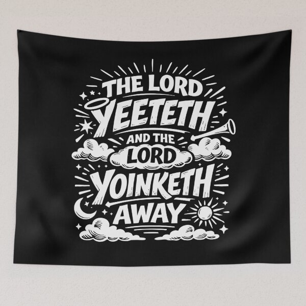 Item preview, The Lord Yeeteth and the Lord Yoinketh designed and sold by Victor Shadehorn.