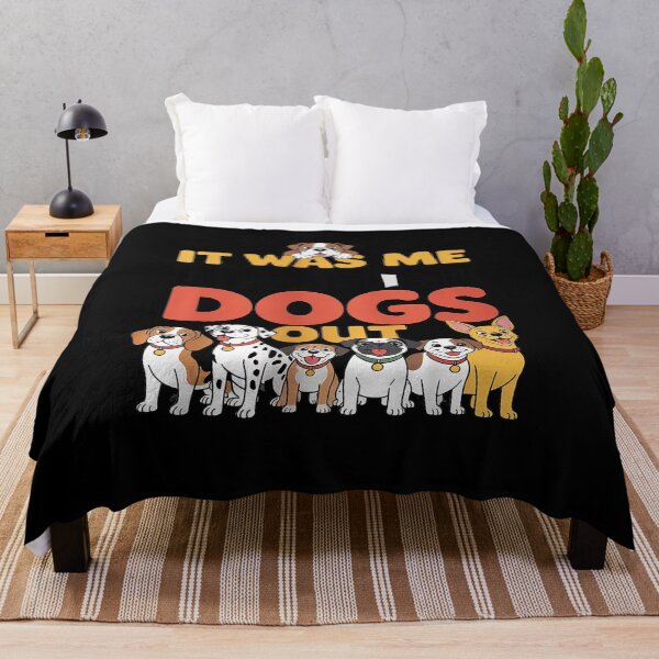 Item preview, Dog Lover Present It was Me I let the Dogs Out Joke9 designed and sold by MarryIsMonth.
