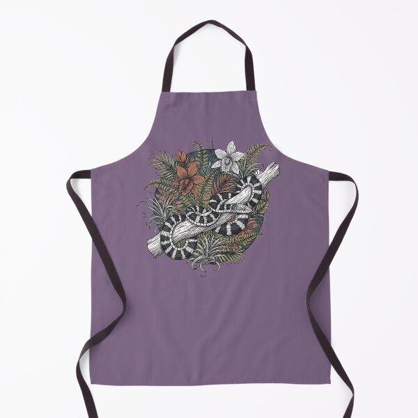 Item preview, Malayan Krait Snake Vintage Botanical Illustration designed and sold by BirdsnStuff.