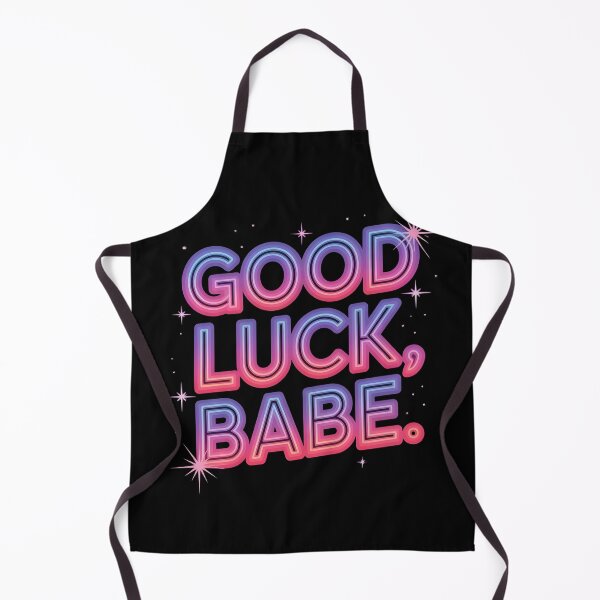 Item preview, Good Luck Babe T-Shirt | Neon Retro Pop Music Quote | Aesthetic Viral Slogan Gift designed and sold by Pixie Bloom.