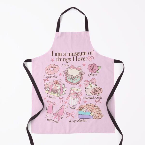 Item preview, Cute Pink Museum of Things I Love Illustration designed and sold by baucestudio.